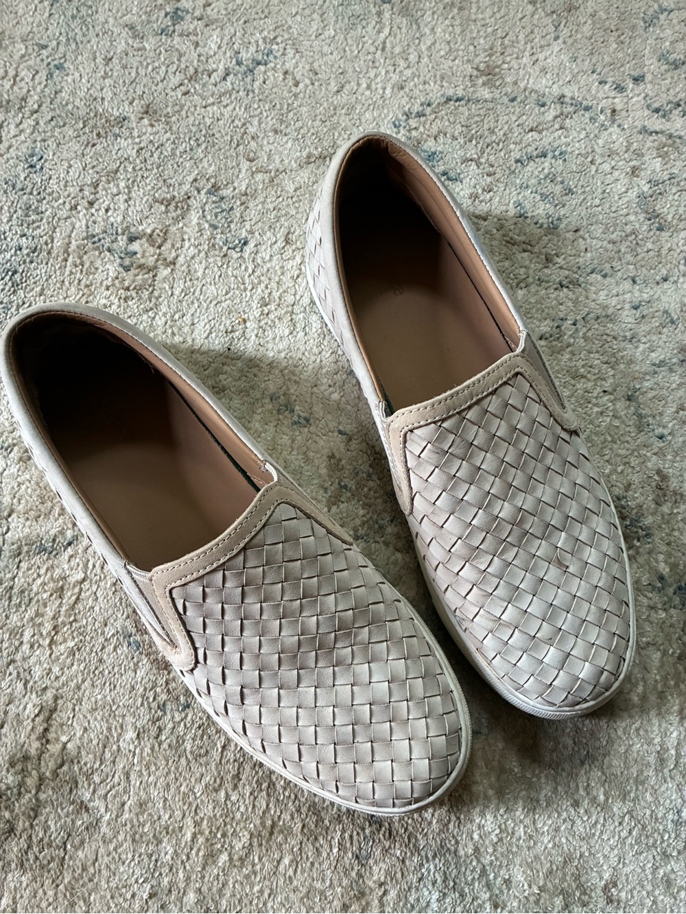 Quince 100% HandWoven Leather Slip-On Sneakers 8